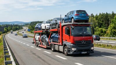 Международная перевозка авто автовозом: как машина едет до России