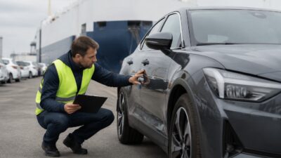 Осмотр авто в порту после доставки: что проверяют